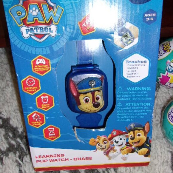 Paw Patrol Learning Pup Watch Chase Vtech new in package - Picture 3 of 4